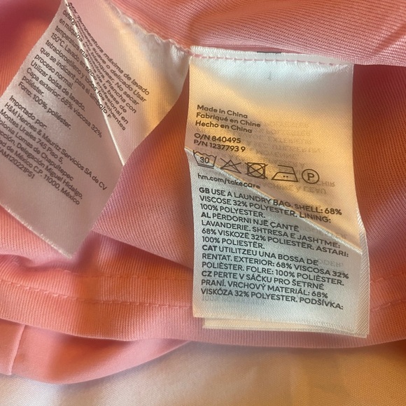 One Shoulder Pink Mini Dress - Picture 5 of 5